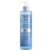 Eucerin Face Hydrating Cleansing Gel, 13.5 fl oz, 13.5 Fluid ounce