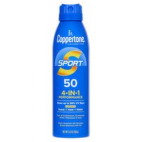 Coppertone Sport Broad Spectrum Sunscreen Spray, SPF 50, 5.5 oz