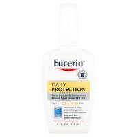 Eucerin Daily Protection Light Broad Spectrum Face Lotion, SPF 30, 4 fl oz