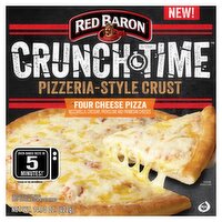Red Baron Crunch Time Pizzeria-Style Crust Four Cheese Pizza, 14.90 oz
