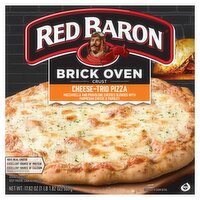 Red Baron Brick Oven Crust Cheese-Trio Pizza, 17.82 oz