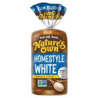 Nature's Own Homestyle White Small Loaf Bread, 12 oz