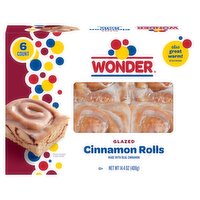 Wonder Glazed Cinnamon Rolls, 6 count, 14.4 oz