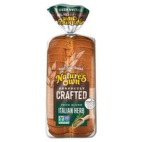 Nature's Own Perfectly Crafted Thick Sliced Italian Herb Bread, 22 oz