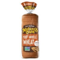 Nature's Own 100% Whole Wheat Bread, 20 oz