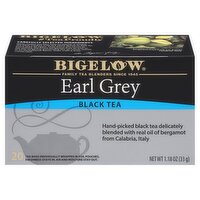 Bigelow Earl Grey Black Tea Bags, 20 count, 1.18 oz