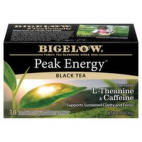 Bigelow Peak Energy Black Tea Bags, 18 count, 1.39 oz