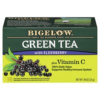 Bigelow Green with Elderberry Tea Bags, 18 count, .90 oz