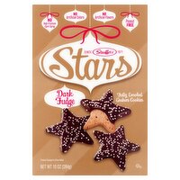 Stauffer's Stars Dark Fudge Fully Enrobed Graham Cookies, 10 oz