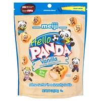 Meiji Hello Panda Vanilla Crème Center in a Crunchy Cookie Bite Size, 7 oz