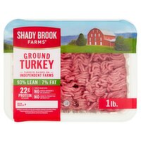 Shady Brook Farms 93% Lean 7% Fat Ground Turkey, 16 oz