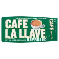 Cafe La Llave Espresso 100% Pure Coffee, 8.8 oz