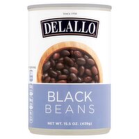 DeLallo Black Beans, 15.5 oz