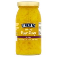 DeLallo Mild Banana Pepper Rings, 25.5 fl oz