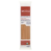 DeLallo Organic Whole Wheat Spaghetti Pasta, 16 oz