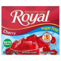 Royal Cherry Reduced Calorie Gelatin, .32 oz, 0.32 Ounce