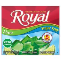 Royal Sugar free Lime Gelatin, .32 oz, 0.32 Ounce