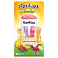 Sunkist Smoothie Bars, 1 oz, 10 count