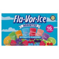 Fla-Vor-Ice Assorted Freezer Bars, 16 count, 1.5 oz, 24 Ounce