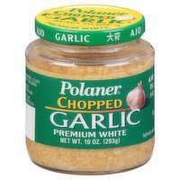 Polaner Premium White Chopped Garlic, 10 oz, 10 Ounce