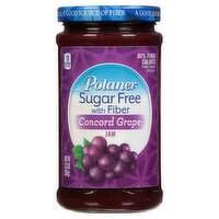 Polaner Sugar Free with Fiber Concord Grape Jam, 13.5 oz