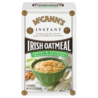 McCann's Instant Apples & Cinnamon Irish Oatmeal, 10 count, 12.3 oz