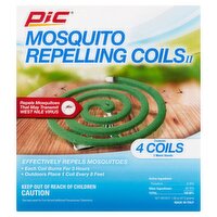 Pic Mosquito Repelling Coils II, 4 count, 1.68 oz