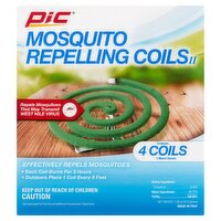 Pic Mosquito Repelling Coils II, 4 count, 1.68 oz