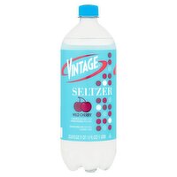 Vintage Wild Cherry Seltzer, 33.8 fl oz