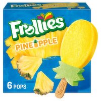 Frollies Pineappple Fruity Ice Pops, 6 count, 15 fl oz