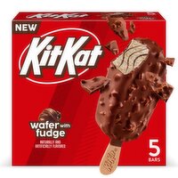 KitKat Wafer with Fudge Frozen Dairy Dessert Bars, 5 count, 13.7 fl oz