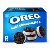 Oreo Mini Frozen Dairy Dessert Sandwiches, 12 count, 15 fl oz, 15 Fluid ounce