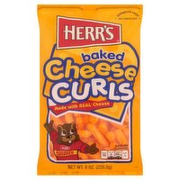 Herr's Baked Cheese Curls, 8 oz, 10 Ounce