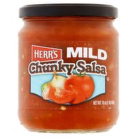 Herr's Mild Chunky Salsa, 16 oz, 16 Ounce