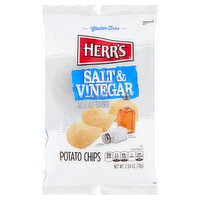 Herr's Salt & Vinegar Potato Chips, 2 3/4 oz
