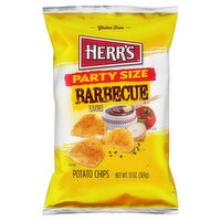 Herr's Barbecue Flavored Potato Chips Party Size, 13 oz