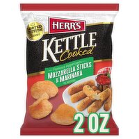 Herr's Kettle Cooked Mozzarella Sticks & Marinara Flavored Potato Chips Limited Edition, 2 oz