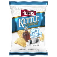 Herr's Kettle Cooked Boardwalk Salt & Vinegar Potato Chips, 2 1/8 oz