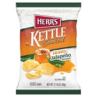 Herr's Kettle Cooked Honey Jalapeño Flavored Potato Chips, 2 1/8 oz