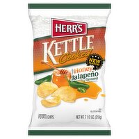 Herr's Kettle Cooked Honey Jalapeño Flavored Potato Chips, 7 1/2 oz, 7.5 Ounce