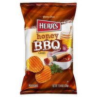 HERR'S Honey BBQ Flavored Potato Chips, 7 3/4 oz, 7.75 Ounce