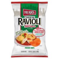 Herr's Cheese Ravioli and Marinara Flavored Potato Chips, 7 3/8 oz, 7.38 Ounce