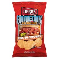 Herr's Gameday Flavors Carolina Style BBQ Pulled Pork Flavored Potato Chips, 2 3/8 oz, 2.38 Ounce