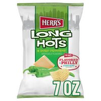Herr's Long Hots & Sharp Provolone Potato Chips, 7 oz