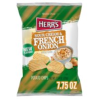 Herr's Sour Cream & French Onion Potato Chips, 7 3/4 oz