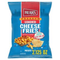 Herr's Freedom Loaded Cheese Fries Potato Chips, 2 1/8 oz