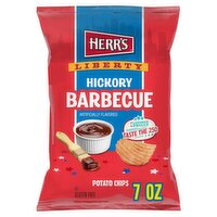 Herr's Liberty Hickory Barbecue Potato Chips, 7 oz, 7 Ounce