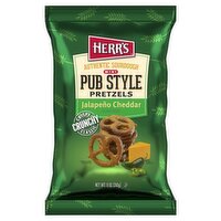 Herr's Jalapeño Cheddar Flavored Mini Pub Style Pretzels, 11 oz