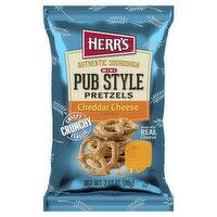 Herr's Cheddar Cheese Flavored Mini Pub Style Pretzels, 3 1/2 oz