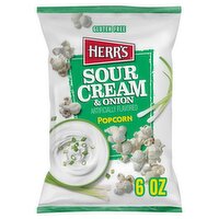 Herr's Sour Cream & Onion Popcorn, 6 oz